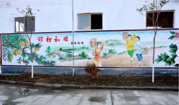 南川乡镇文化墙 乡风文明焕发新活力