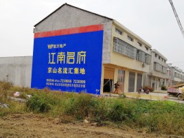 南川农村墙体广告在不同形式上面展现的不同特色